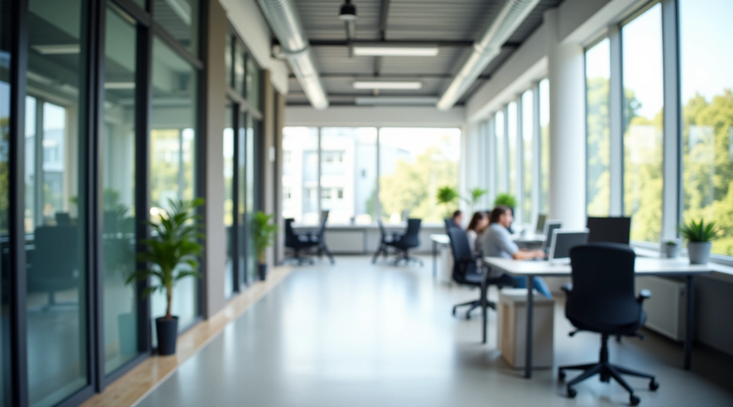Professionelles Büro mit modernem Design für Finanzberatung